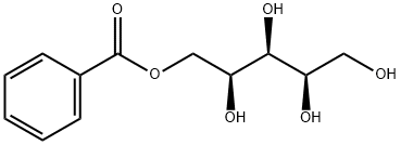 Xylitol, 1-benzoate Structural