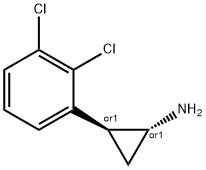 Cyclopropanamine, 2-(2,3-dichlorophenyl)-, (1R,2S)-rel- Structural
