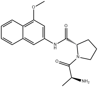 H-Ala-Pro-4MβNA · HCl Structural