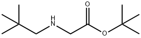 tert-butyl 2-[(2,2-dimethylpropyl)amino]acetate Structural