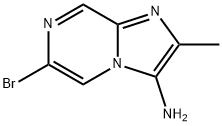 Imidazo[1,2-a]pyrazin-3-amine, 6-bromo-2-methyl- Structural