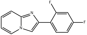 Imidazo[1,2-a]pyridine, 2-(2,4-difluorophenyl)- Structural