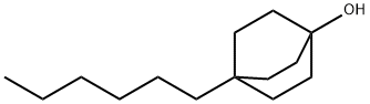 Bicyclo[2.2.2]octan-1-ol, 4-hexyl- Structural