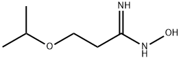 Propanimidamide, N-hydroxy-3-(1-methylethoxy)- Structural