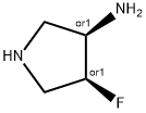 rel-(3R,4S)-4-fluoropyrrolidin-3-amine Structural