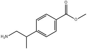 Benzoic acid, 4-(2-amino-1-methylethyl)-, methyl ester Structural
