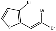 Thiophene, 3-bromo-2-(2,2-dibromoethenyl)- Structural