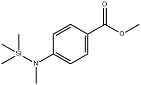 Benzoic acid, 4-[methyl(trimethylsilyl)amino]-, methyl ester Structural