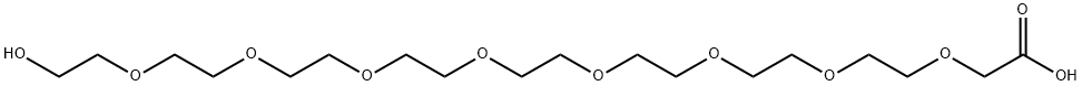 HO-PEG8-CH2COOH Structural