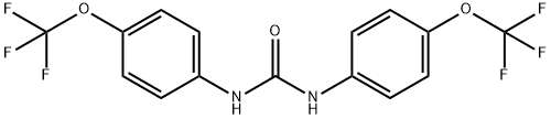 Urea, N,N'-bis[4-(trifluoromethoxy)phenyl]- Structural