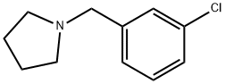 Pyrrolidine, 1-[(3-chlorophenyl)methyl]- Structural