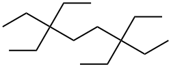 Octane, 3,3,6,6-tetraethyl- Structural