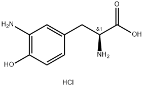 L-Tyrosine, 3-amino-, monohydrochloride (9CI) Structural