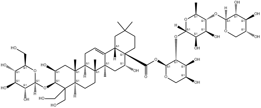 Deapio-platycodin-D,Deapi-platycodin D,Deapioplatycodin D,Desapioplatycodin D Structural