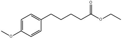 Benzenepentanoic acid, 4-methoxy-, ethyl ester Structural