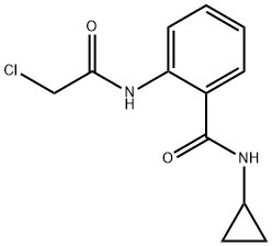 Benzamide, 2-[(2-chloroacetyl)amino]-N-cyclopropyl- Structural
