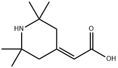Acetic acid, 2-(2,2,6,6-tetramethyl-4-piperidinylidene)- Structural