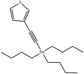 Stannane, tributyl[2-(3-thienyl)ethynyl]- Structural