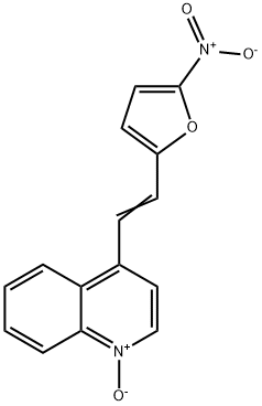 Quinoline, 4-[2-(5-nitro-2-furanyl)ethenyl]-, 1-oxide Structural