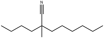 Octanenitrile, 2-butyl-2-methyl- Structural
