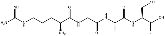 L-Cysteine, L-arginylglycyl-L-alanyl- (9CI) Structural