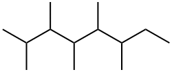 Octane, 2,3,4,5,6-pentamethyl- Structural