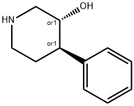 rel-(3R,4R)-4-Phenyl-3-piperidinol Structural