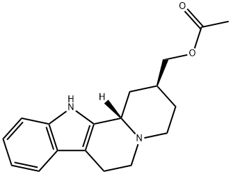 Indolo[2,3-a]quinolizine-2-methanol, 1,2,3,4,6,7,12,12b-octahydro-, acetate (ester), cis- (9CI) Structural