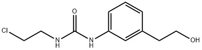 Urea, N-(2-chloroethyl)-N'-[3-(2-hydroxyethyl)phenyl]- Structural
