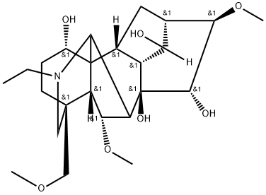 Aconitane-1,8,14,15-tetrol, 20-ethyl-6,16-dimethoxy-4-(methoxymethyl)- , (1alpha,6alpha,14alpha,15alpha,16beta)-