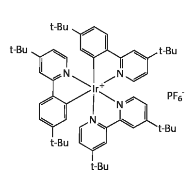 Iridium(1+),[4,4'-bis(1,1-dimethylethyl)-2,2'-bipyridine-κN1,κN1']bis[5-(1,1-dimethylethyl)-2-[4-(1,1-dimethylethyl)-2-pyridinyl-κN]phenyl-κC]-,(OC-6-33)-,hexafluorophosphate(1-)