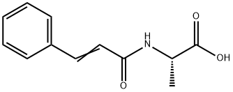 Alanine, N-(1-oxo-3-phenyl-2-propen-1-yl)- Structural