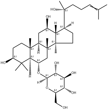 (R) -ginsenoside Rh1 Structural