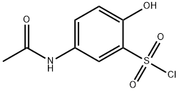 Benzenesulfonyl chloride, 5-(acetylamino)-2-hydroxy- Structural