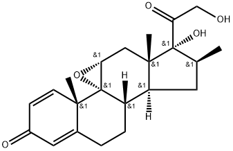 Pregna-1,4-diene-3,20-dione, 9,11-epoxy-17,21-dihydroxy-16-methyl-, (11α,16β)- (9CI)