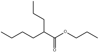 Hexanoic acid, 2-propyl-, propyl ester Structural