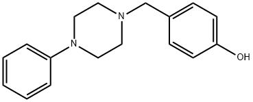 Phenol, 4-[(4-phenyl-1-piperazinyl)methyl]- Structural