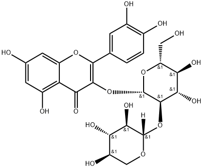quercetin 3-sambubioside Structural