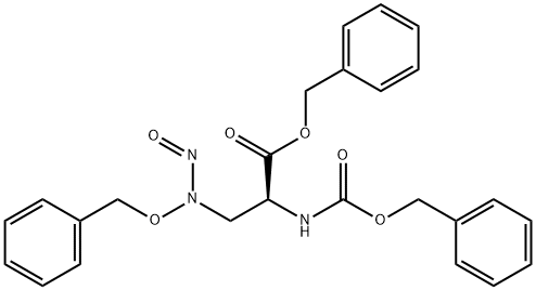 L-Alanine, 3-[nitroso(phenylmethoxy)amino]-N-[(phenylmethoxy)carbonyl]-, phenylmethyl ester Structural