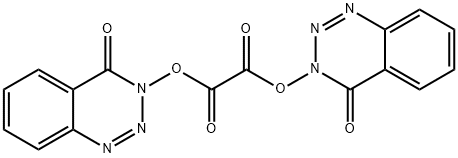Ethanedioic acid, 1,2-bis(4-oxo-1,2,3-benzotriazin-3-yl) ester Structural