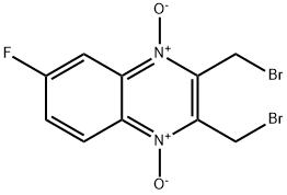 Quinoxaline, 2,3-bis(bromomethyl)-6-fluoro-, 1,4-dioxide Structural