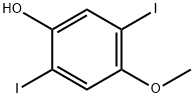 Phenol, 2,5-diiodo-4-methoxy- Structural