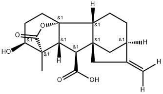 Gibbane-1,10-dicarboxylic acid, 2,4a-dihydroxy-1-methyl-8-(methylene-d2)-, 1,4a-lactone, (1α,2β,4aα,4bβ,10β)- Structural