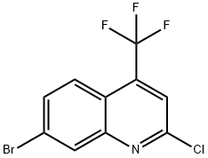 Quinoline, 7-bromo-2-chloro-4-(trifluoromethyl)- Structural