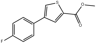 JR-9058, Methyl 4-(4-fluorophenyl)thiophene-2-carboxylate, 97% Structural