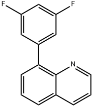 Quinoline, 8-(3,5-difluorophenyl)- Structural