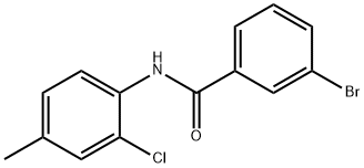 Benzamide, 3-bromo-N-(2-chloro-4-methylphenyl)- Structural
