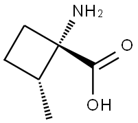 Cyclobutanecarboxylic acid, 1-amino-2-methyl-, (1R,2S)-rel- Structural