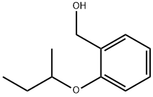Benzenemethanol, 2-(1-methylpropoxy)- Structural
