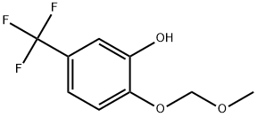 Phenol, 2-(methoxymethoxy)-5-(trifluoromethyl)- Structural